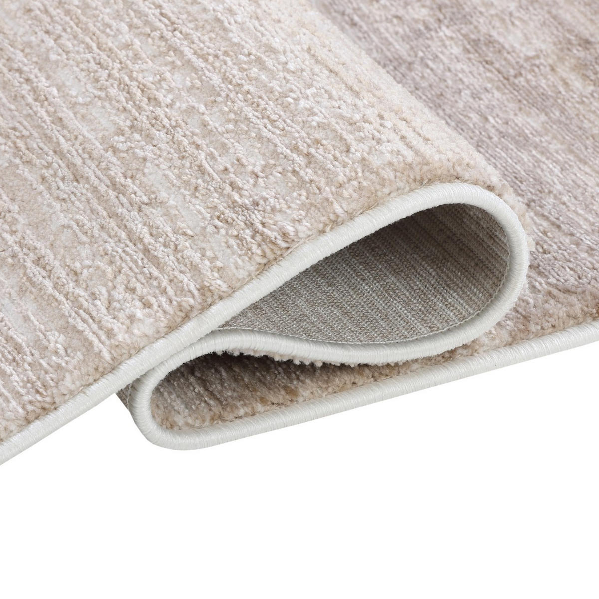 KOBEREC béžový hnedý krémový - 140 x 200 cm - béžová, textil (140/200cm) - Mazovia