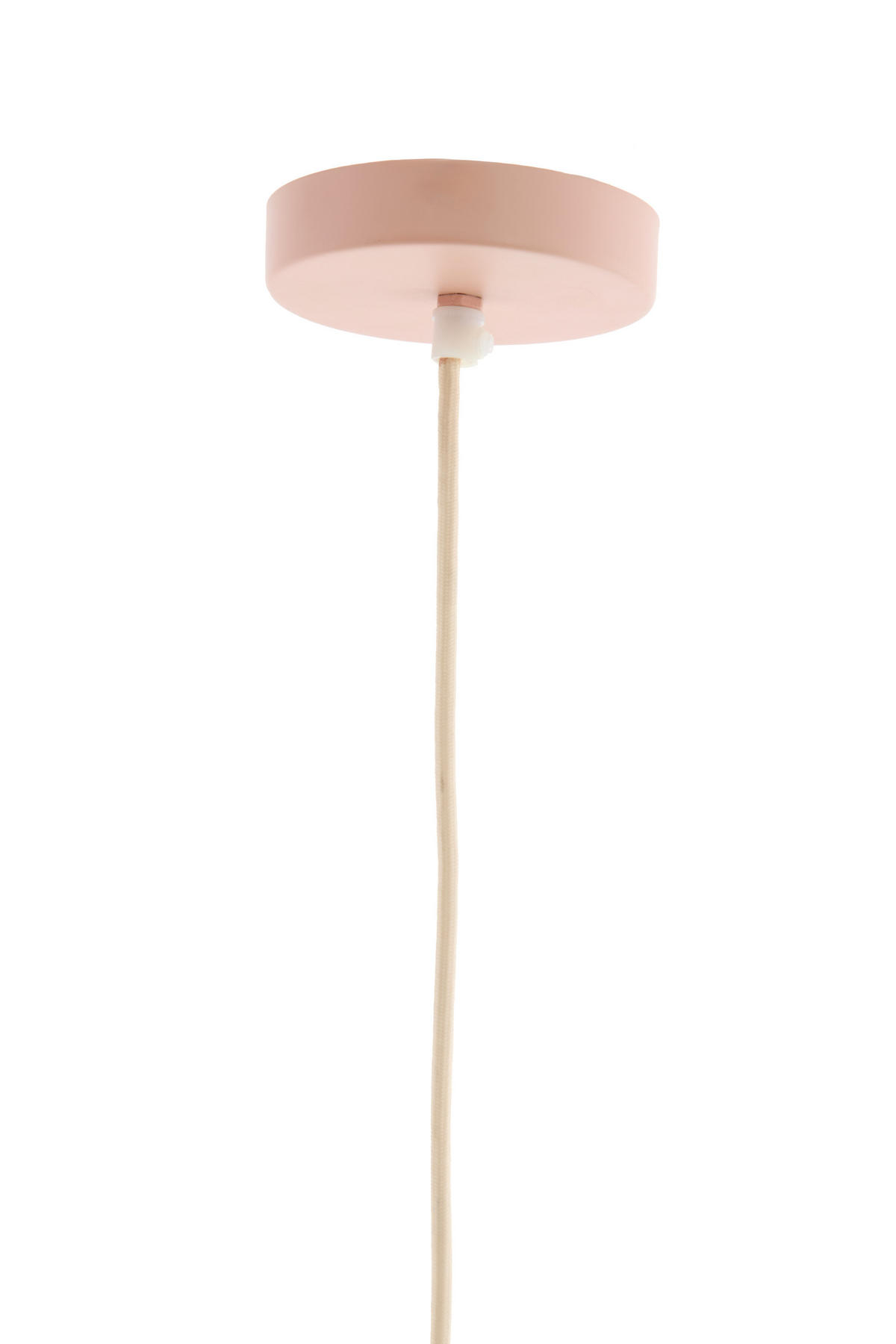 HÄNGELAMPE - Rosa - 64/64/25 cm - Pink, Textil (64/64/25cm) - Light & Living