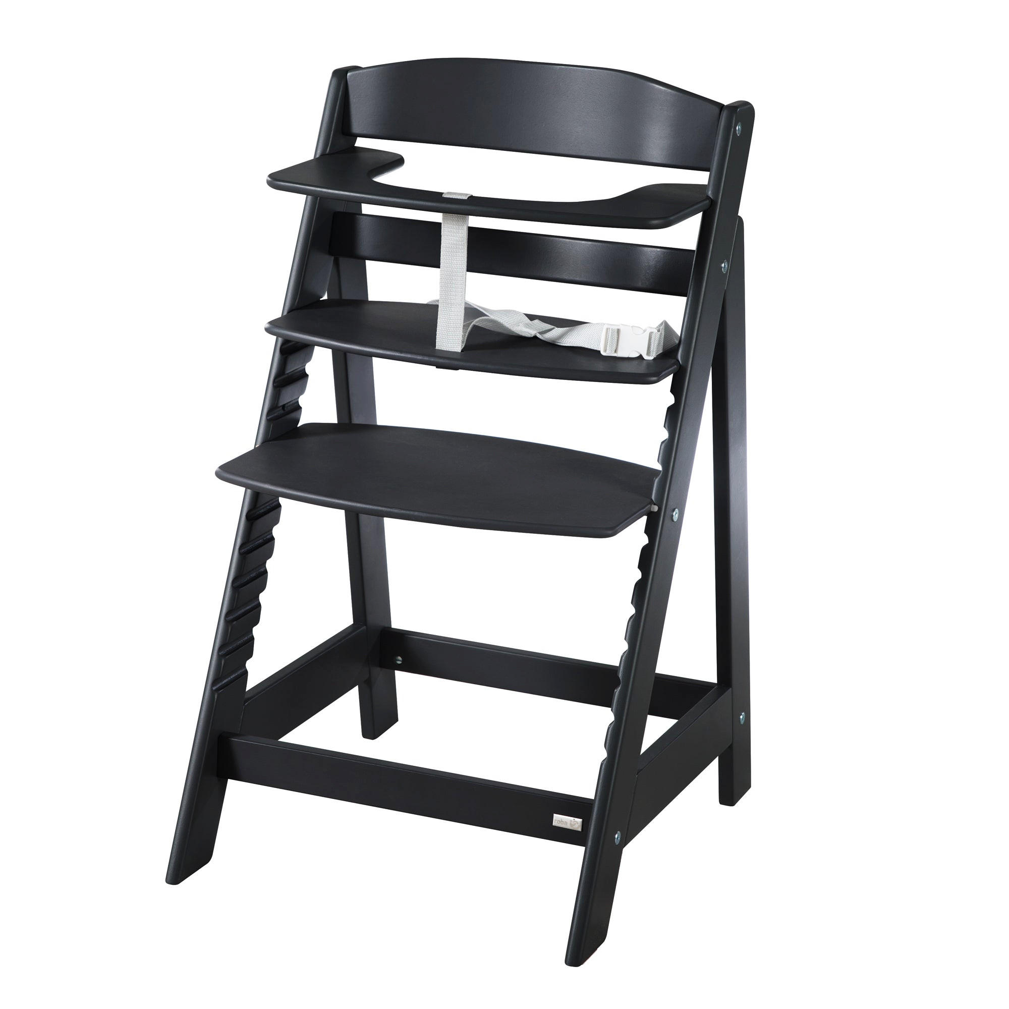 KINDERHOCHSTUHL Sit Up Flex Schwarz - Schwarz, Holzwerkstoff (44.5/80/54cm) - Roba