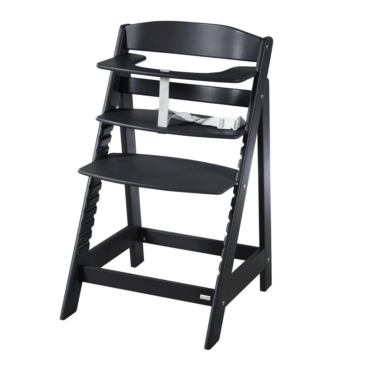 KINDERHOCHSTUHL Sit Up Flex Schwarz - Schwarz, Holzwerkstoff (44.5/80/54cm) - Roba