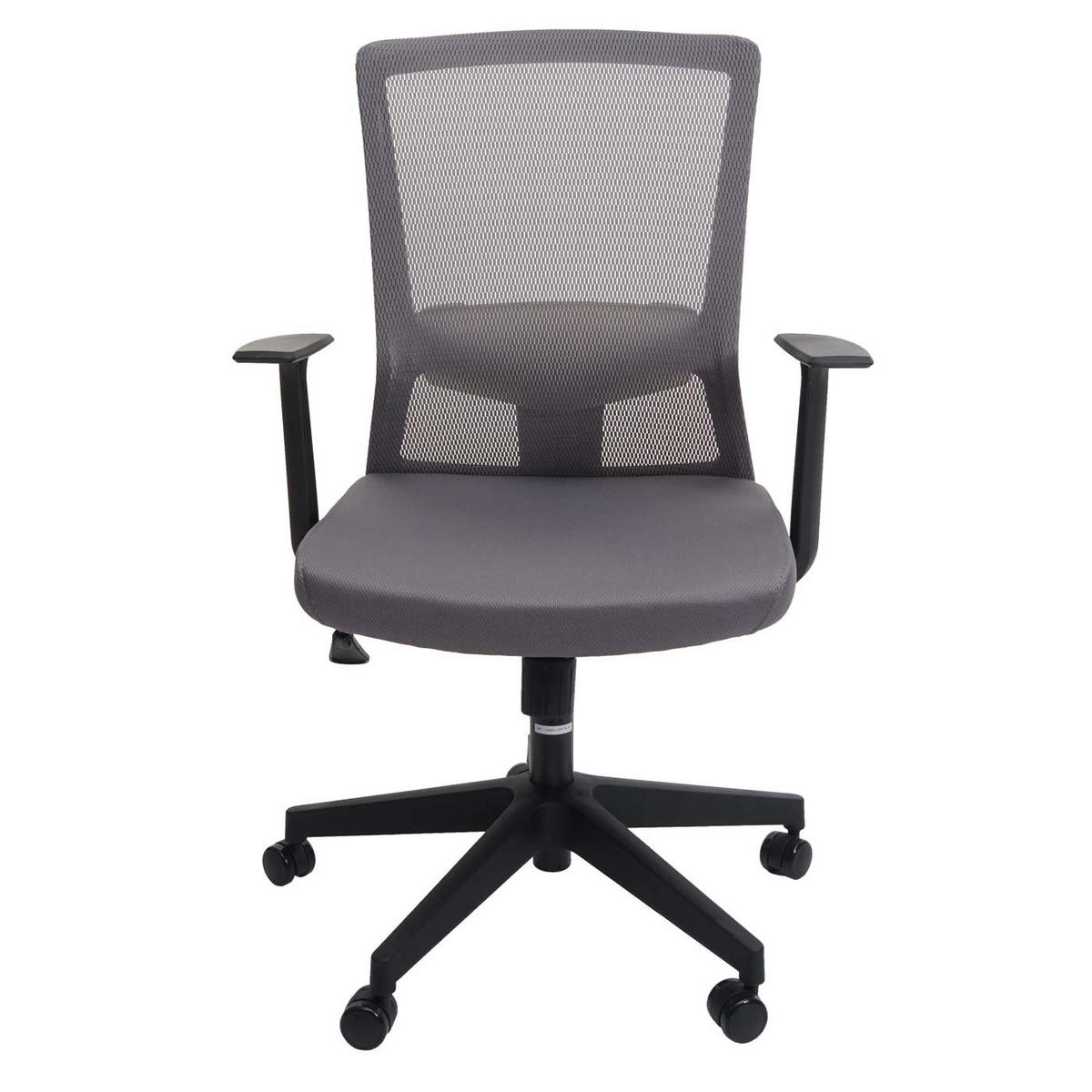 BÜROSTUHL Grau - Grau, Textil (63/105/48cm) - SIHOO