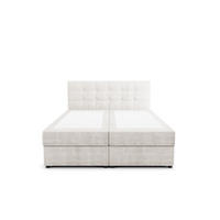 BOXBETT KIDA mit Matratze H3, Bonell und Topper 160x200 Curio 02 - Creme, Textil (160/200cm) - Bedante