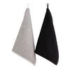 KÜCHENHANDTUCH-SET Charm (2er-Set) - Schwarz, Textil (40/60cm) - home&you