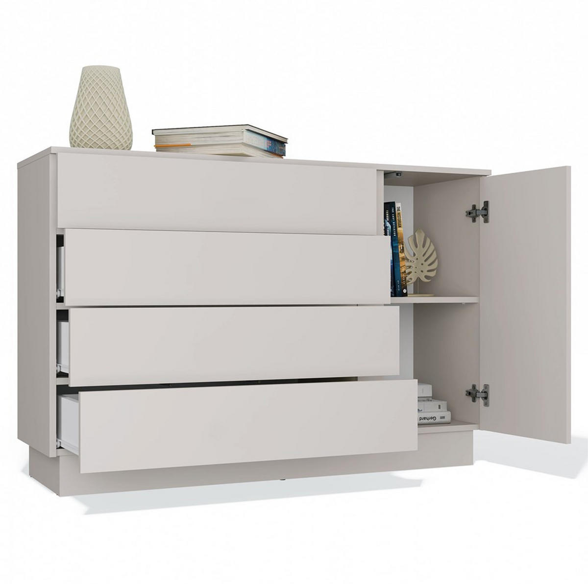 KOMMODE Kaschmir 125/84/40 - Kaschmir, Holzwerkstoff (125/84/40cm) - RAUMHIRSCH FURNITURE