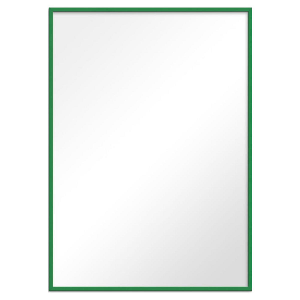 SPIEGEL - Grünes Holz - Grün, Holz/Papier (70/100/2cm) - Poster&Frame