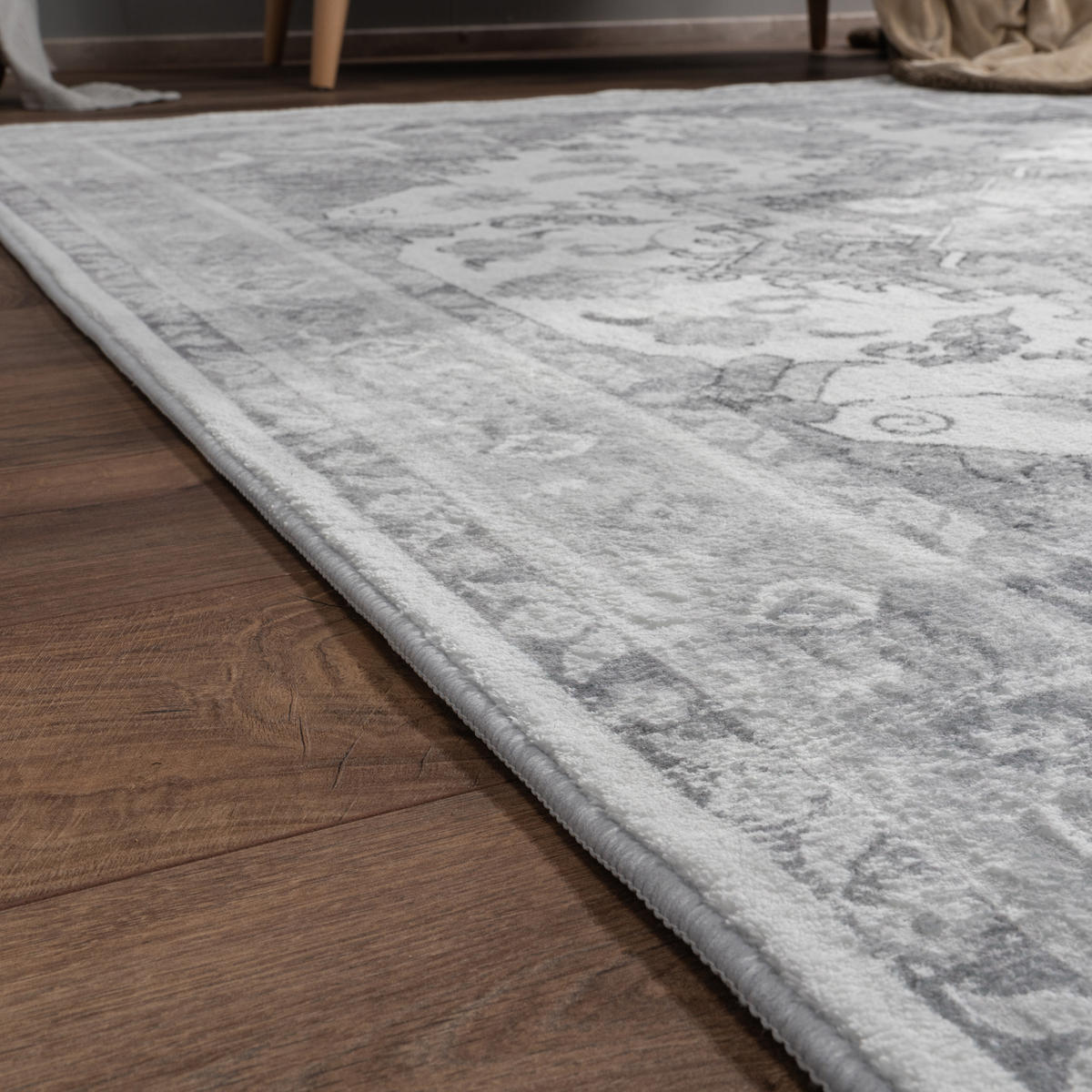 KURZFLORTEPPICH 80/150 cm Cambridge 462 - Grau, Textil (80/150cm) - Paco Home