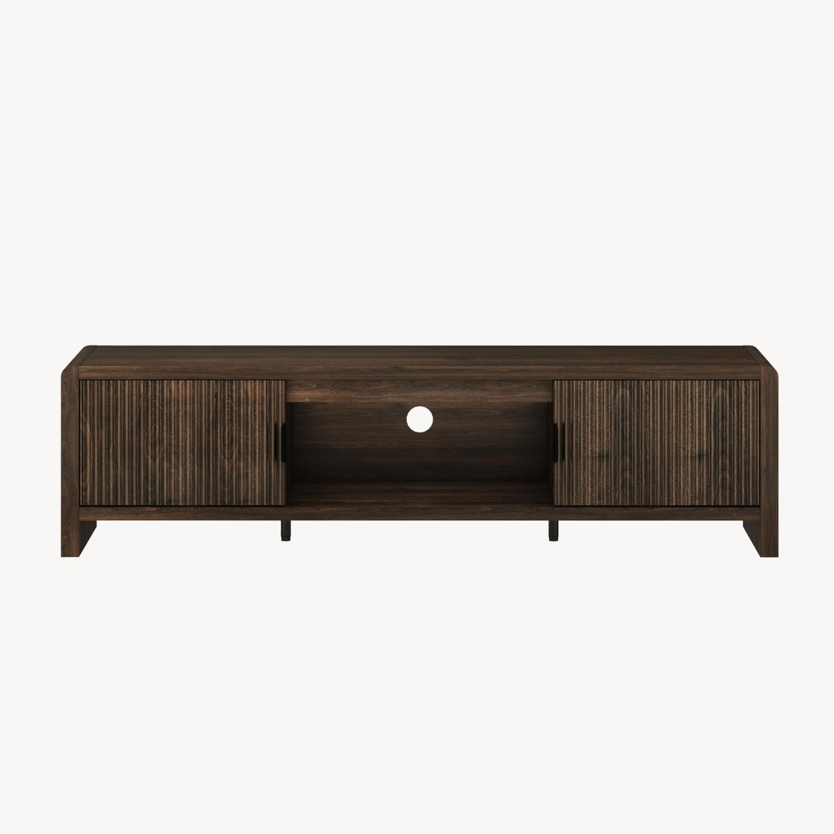 FERNSEHSCHRANK Lukkodso - Walnussfarben, Holzwerkstoff (150/40/40cm) - [en.casa]