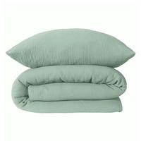 BETTWÄSCHESET Molly - Musselin - 2-teilig - 135x200 cm - Hellgrün - Hellgrün, Textil (135/200cm) - SCHIESSER