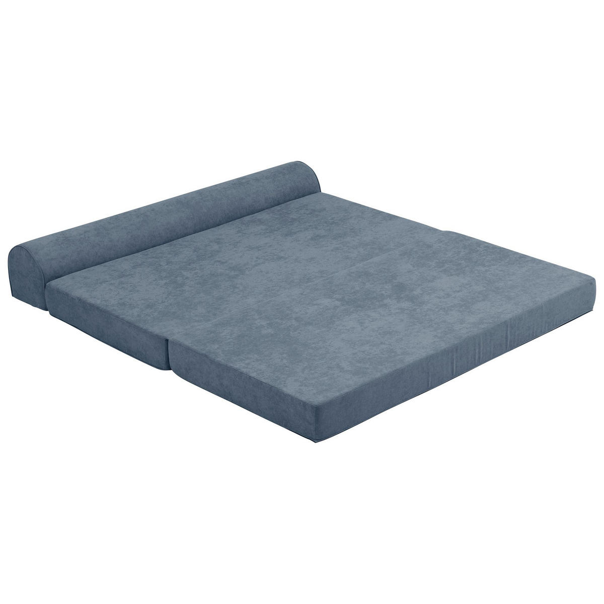 FALTSOFA Katusha Flachgewebe blau - Blau, Kunststoff (80/57/160cm) - 58aufmkessel