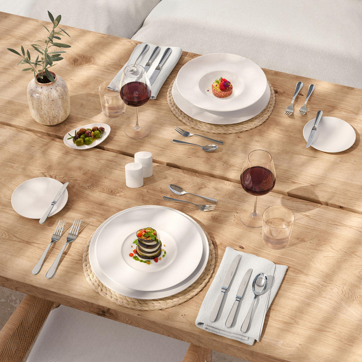 TAFELLÖFFEL Oscar silber 200 mm 6er Set - Silberfarben, Metall - Villeroy & Boch