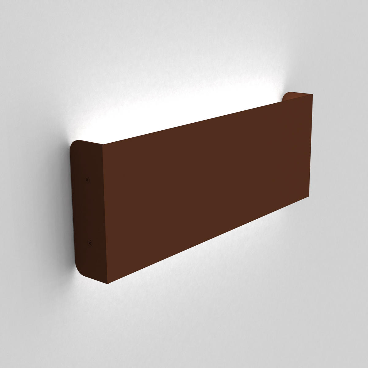 LED-WANDLEUCHTE - Dunkelbraun, Metall (29/11/3.6cm) - Lumicom