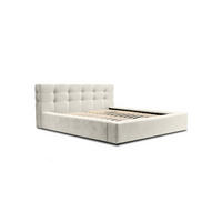 POLSTERBETT aus Velvet Gretta 140x200 cm, Creme - Creme, Textil (140/200cm) - Fedve
