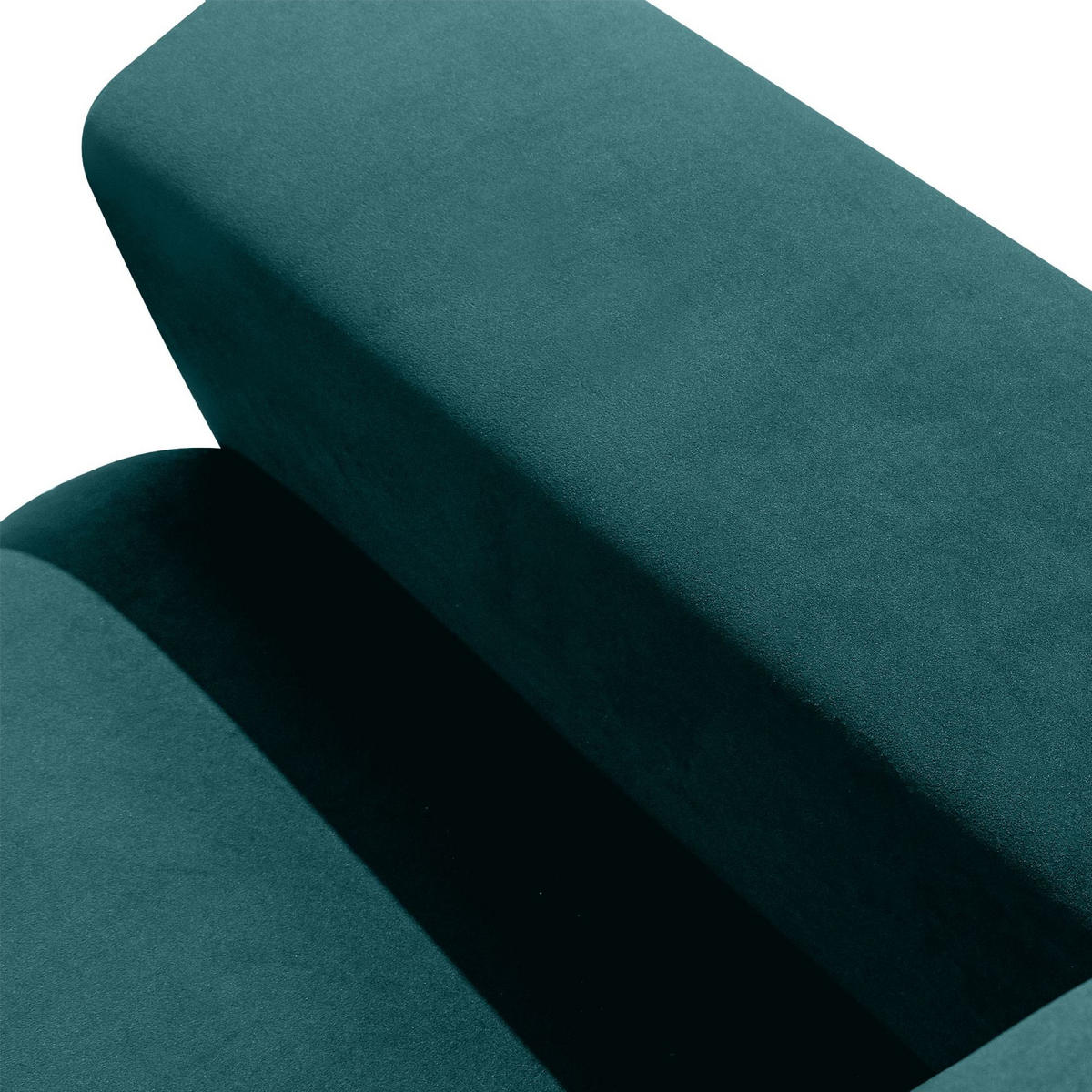 5-SITZER ECKSOFA ZUCCO Velour links, Mint - Mintgrün, Textil (430/84/105cm) - KONSIMO®