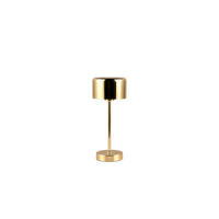 TISCHLAMPE JEFF - Gold - 12.6/12.6/30 cm - Goldfarben, Metall (12.6/12.6/30cm) - Trio Leuchten