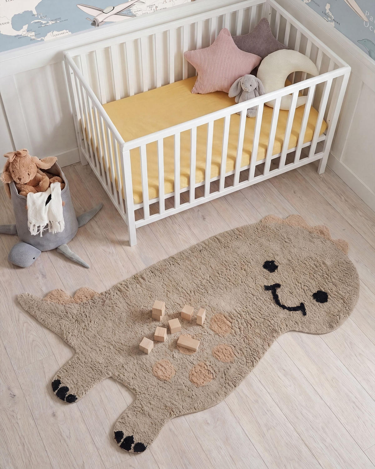 DĚTSKÝ KOBEREC Světle hnědý 80/120 cm Bavlna Rexy - hnědá/světle hnědá, textil (80/120cm) - Beliani