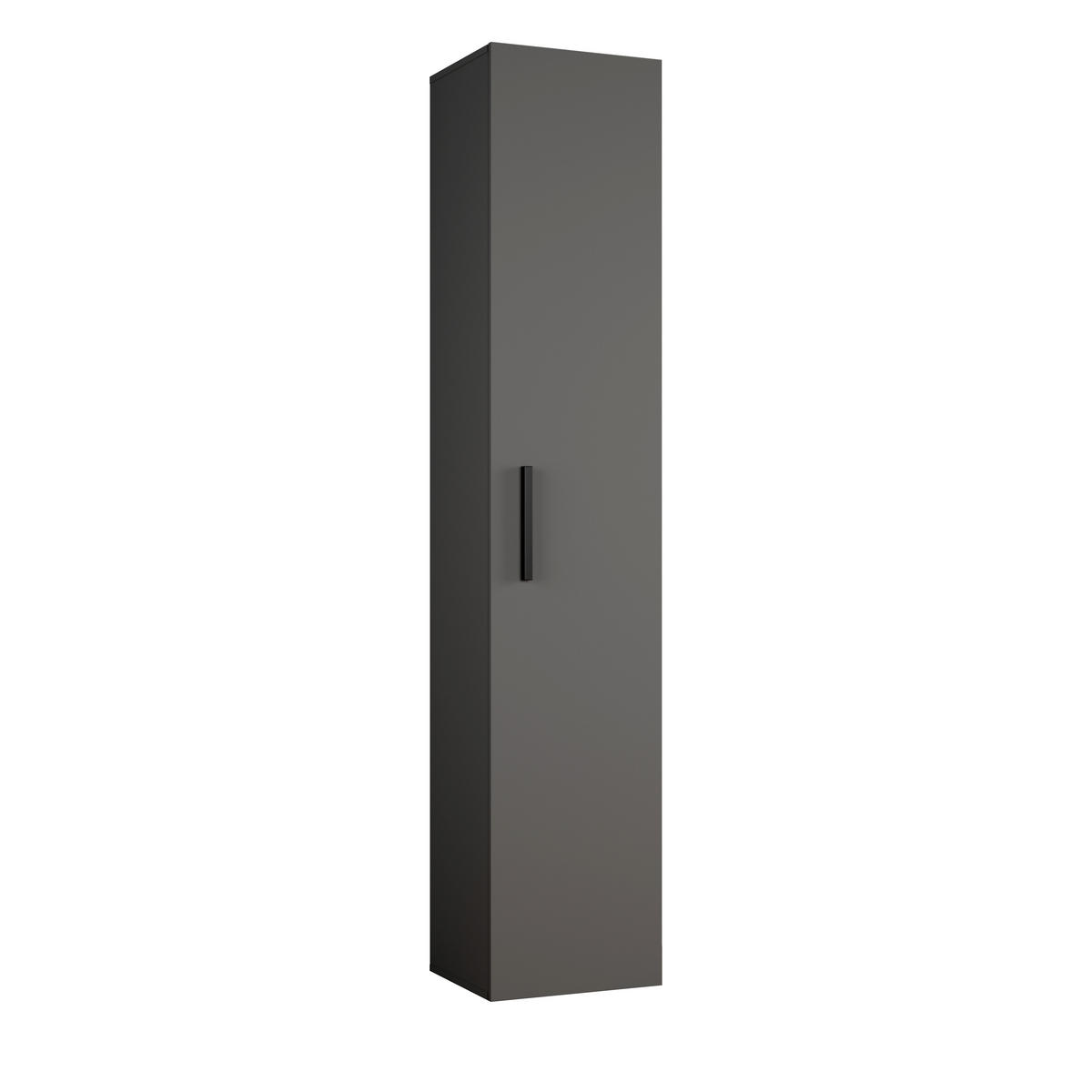 GARDEROBENSCHRANK Rosanno IVL Grau 40/204/40 cm – Modern - Grau, Holzwerkstoff/Kunststoff (40/204.1/40cm) - AX Living