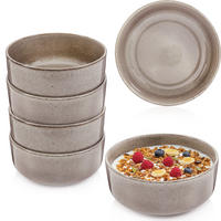 SCHALEN SET KAIRO CLAY - 6 teilig aus Steingut - Grau, Keramik (38.5cm) - Sänger