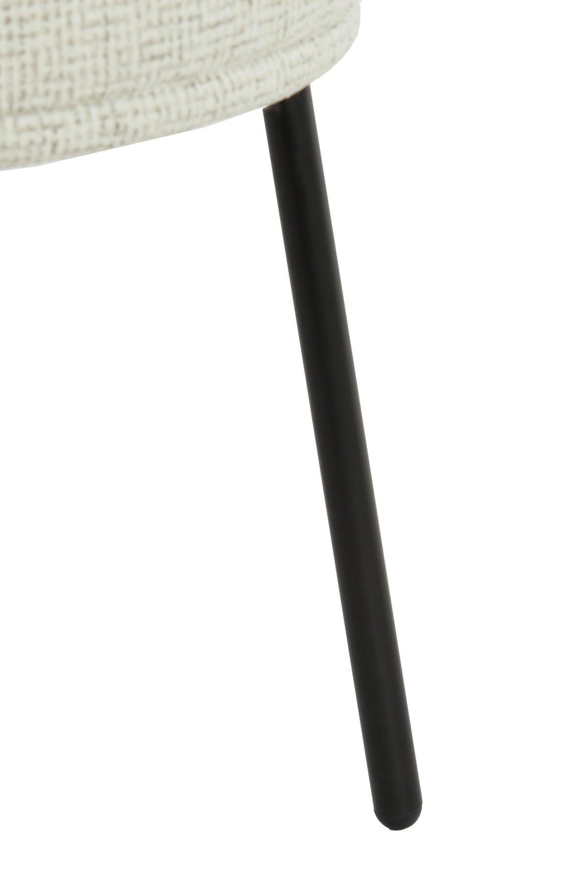 ESSZIMMERSTUHL Harvie Weiß 57/55/77 cm - Weiß, Textil (55/77/57cm) - Light & Living