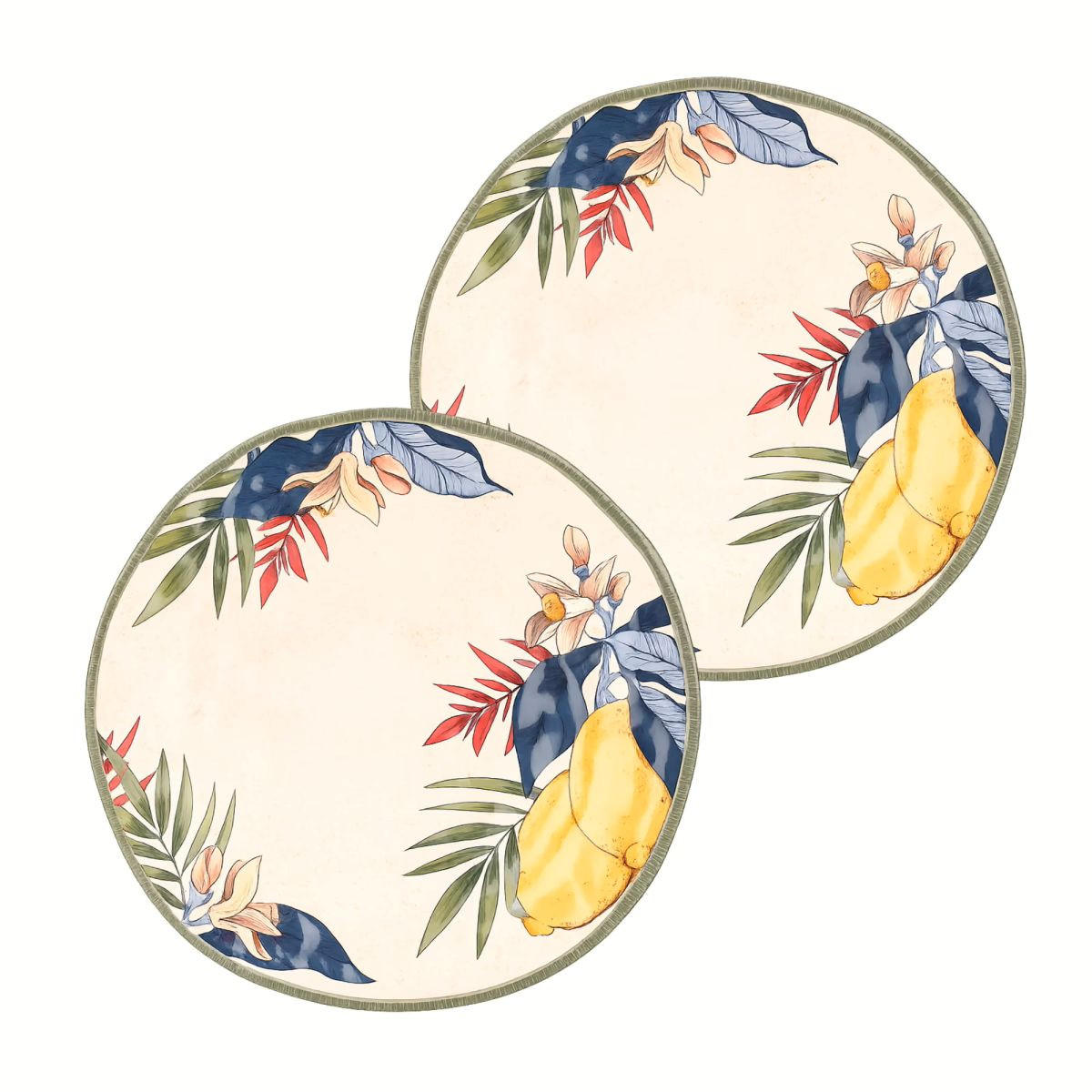 GESCHIRRSET 8-teilig Limu Melamin - Multicolor, Kunststoff (35/3/35cm) - Rose & Tulipani