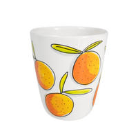 BECHER Taste Of Summer Orange in Bunt - 350 ml - Multicolor, Keramik (0.35L) - Blond Amsterdam