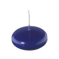 SCHWIMMKERZEN Royalblau 26 x Ø 42 mm, 8 Stück - Blau, Paraffin (4.2/2.6/2.6cm) - Kopschitz Kerzen