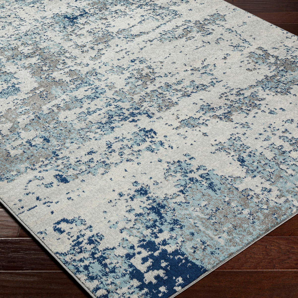 KURZFLORTEPPICH Rund Ø 160 cm Blau - Blau, Naturmaterialien/Textil (160/160cm) - LIVABLISS