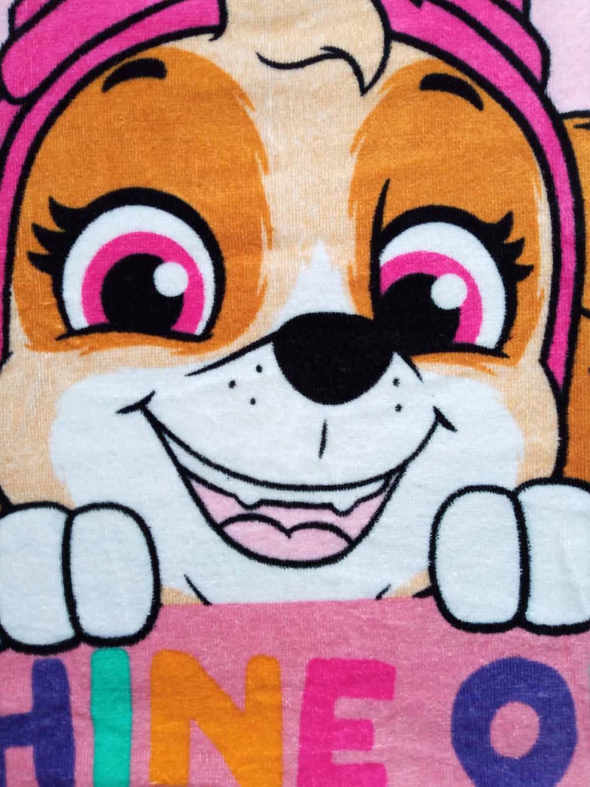 BADEPONCHO Paw Patrol Rosa 50 x 100 cm - Rosa, Textil (Einheitsgrößenull) - Paw Patrol