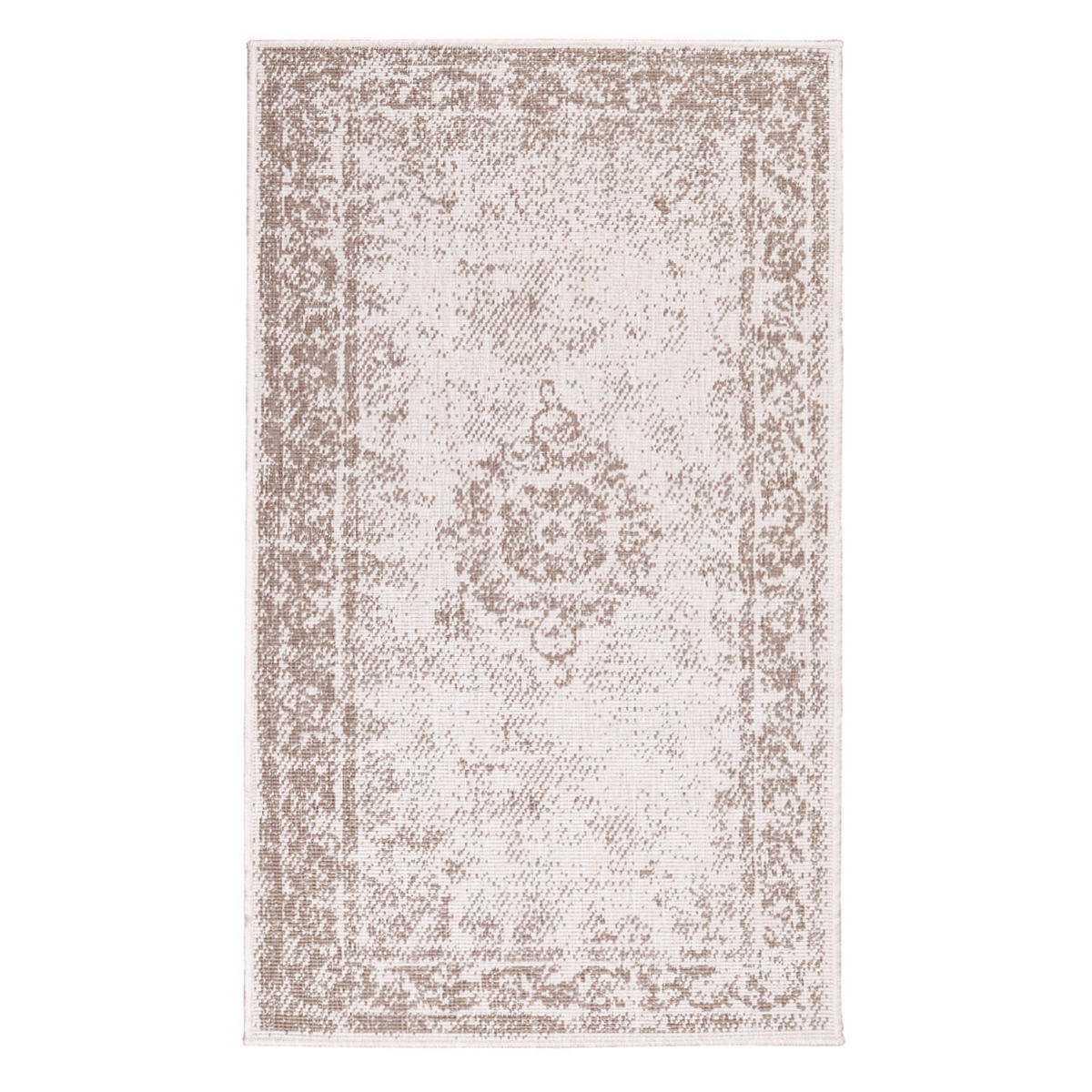 OUTDOOR-TEPPICH DuoRug 5577 Creme 80x150 cm - Beige, Textil (80/150cm) - carpet city
