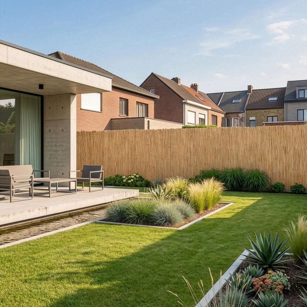 SCHILFZAUN Abbateggio - Naturfarben, Naturmaterialien (200/0.6cm) - casa.pro