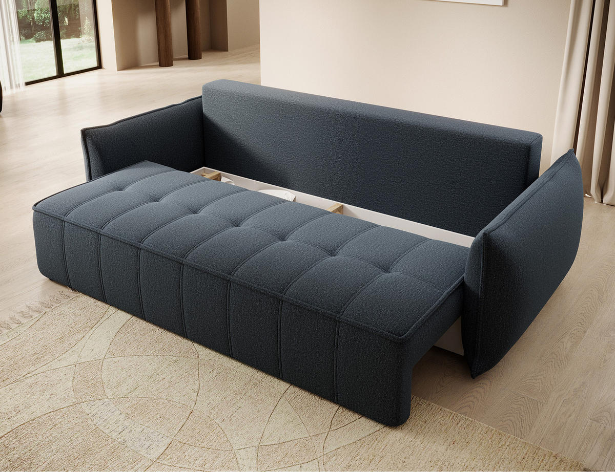 SCHLAFSOFA WELSH - Anthrazit (ENJOY 40) - Anthrazit, Holzwerkstoff (242/94/106cm) - Möblo
