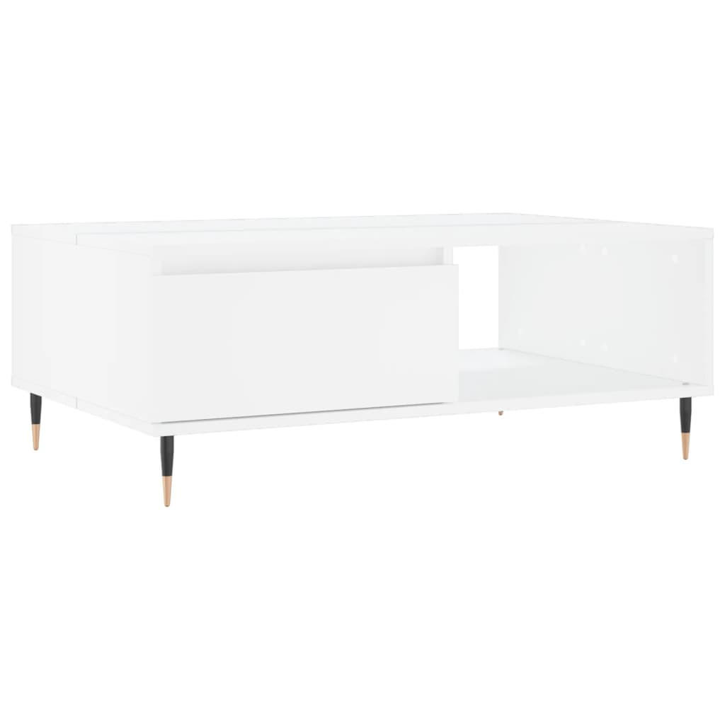 COUCHTISCH Weiß 90x60x35 cm Holzwerkstoff - Weiß, Holzwerkstoff (90/60/35cm) - furnicato