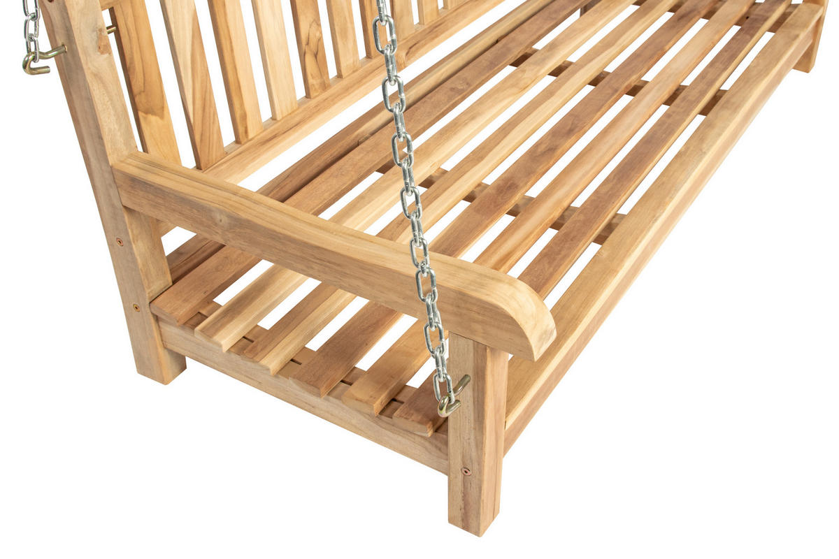 GARTENSCHAUKEL SUSANA - Beige, Holz (120/60/65cm) - SAM