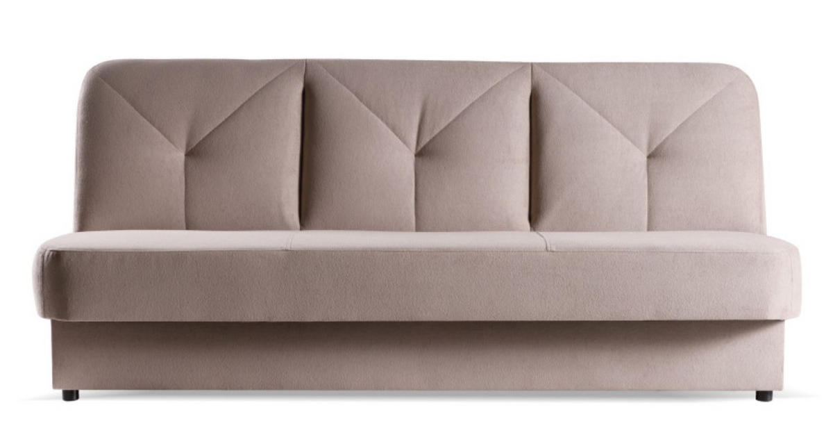 SOFA Silber-Beige ARDO Ohne Armlehnen - Beige, Textil (199/91/91cm) - Sepro Meble