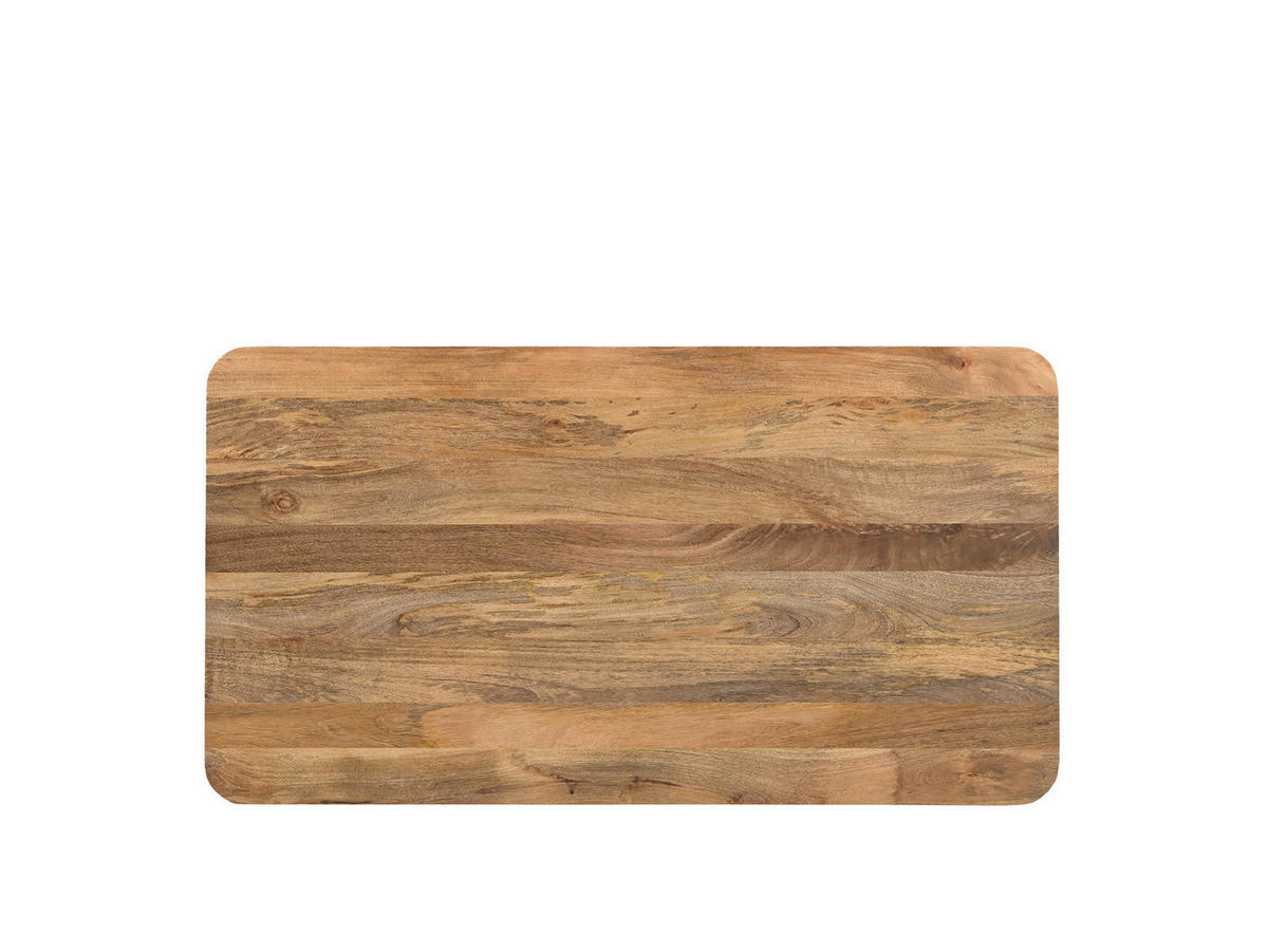 COUCHTISCH Jade Mangoholz Natur Creme - Creme, Holz (130/70/40cm)