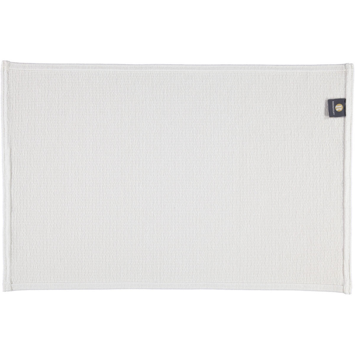 BADEMATTEN PLAIN WEISS - 01 - Weiß, Textil (60/90cm) - Rhomtuft