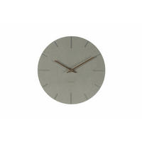 WANDUHR Design Grau 29/29 cm - Braun/Grau, Holzwerkstoff (29/29/0.9cm) - ONZENO