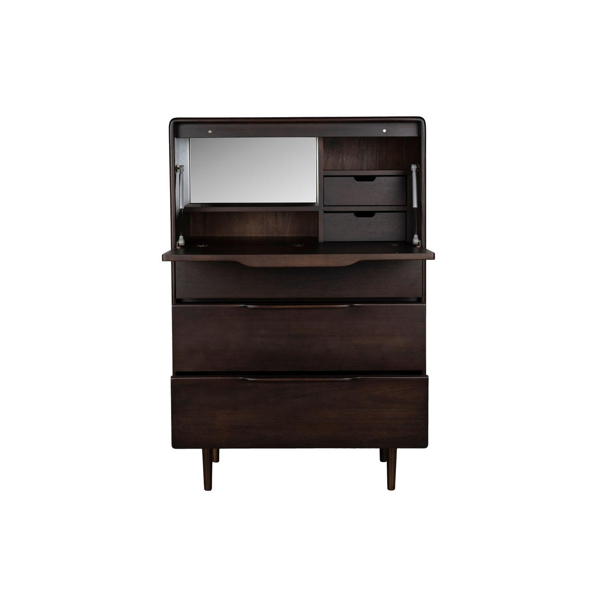 KOMMODE Elroy Hoch Walnussfarbe - Braun, Holz (80/120/45cm) - Dutchbone