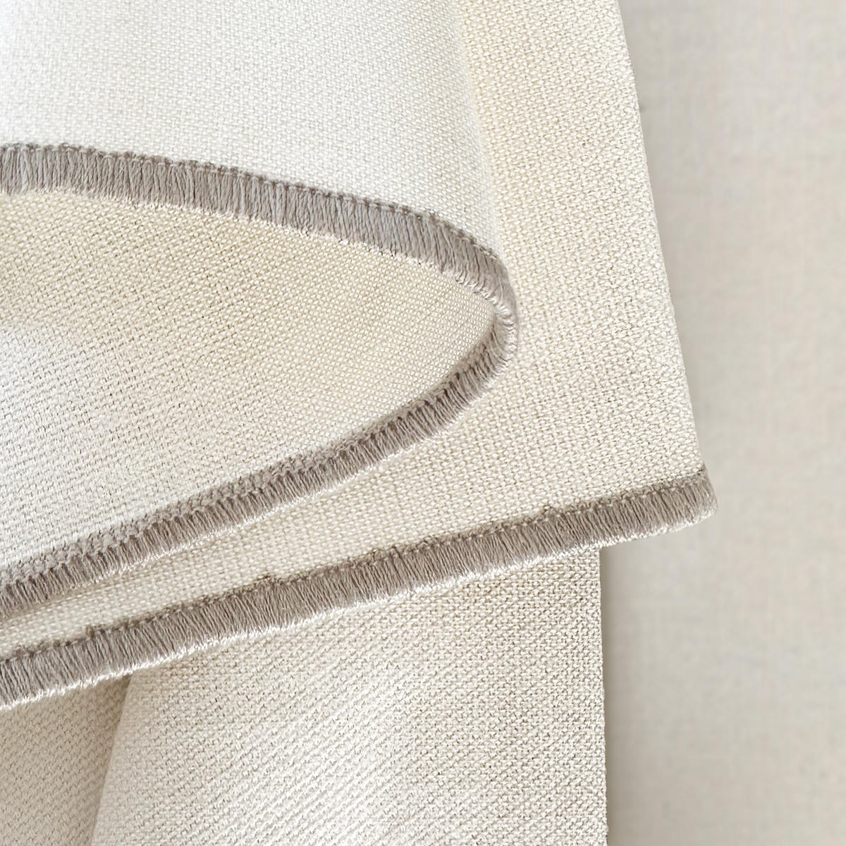 SERVIETTEN aus Halbleinen - Creme, Textil (45/45cm) - Miqio Design