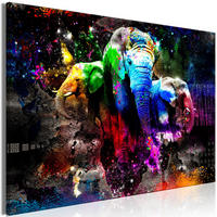 KUNSTDRUCK Bunt 120/80 cm - Multicolor, Textil (120/80cm) - KUNSTLOFT