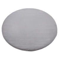 TEPPICH Bunny 140 cm - Grau, Textil (140/140cm) - rugsX