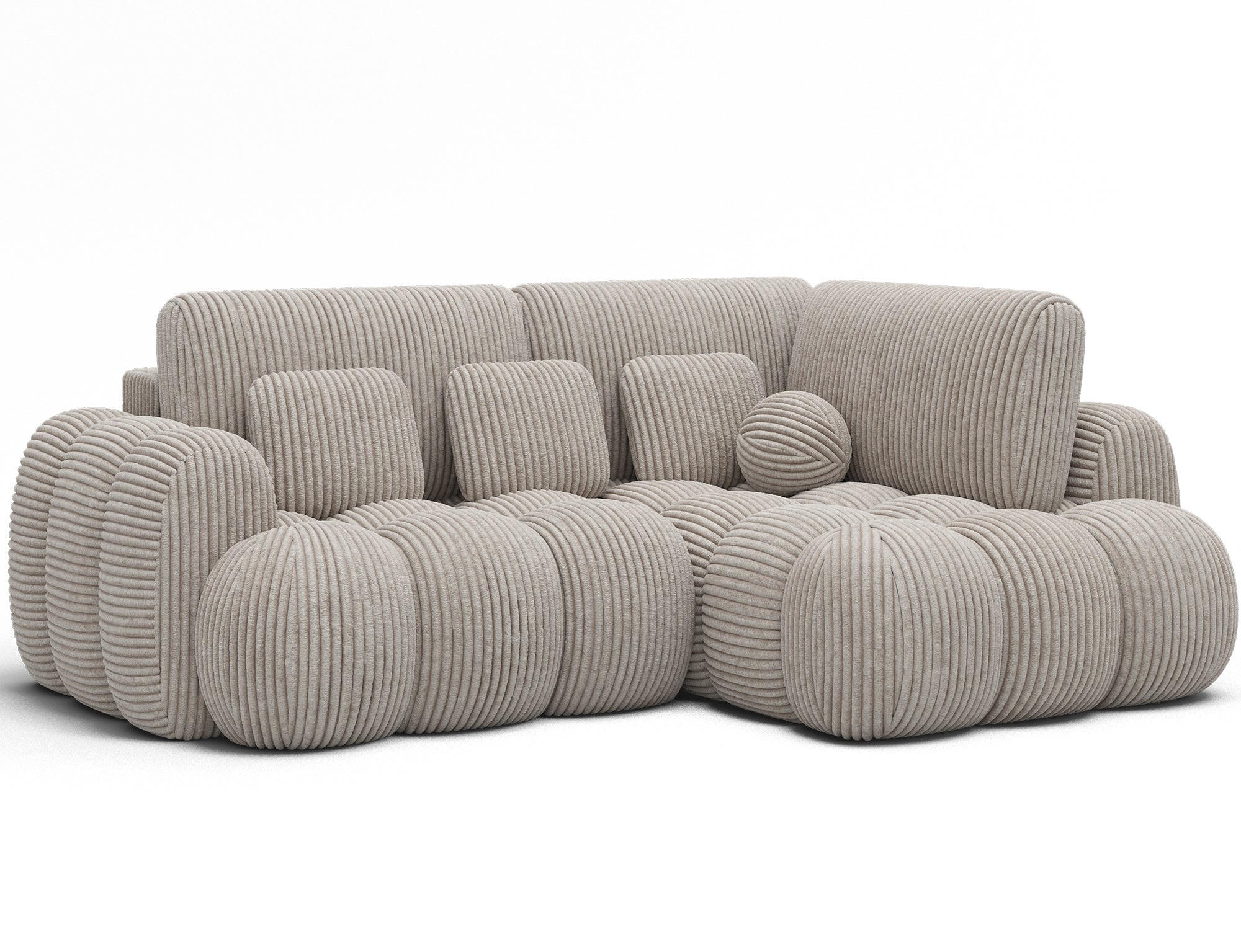ECKSOFA COZION L-Form mit Schlaffunktion & Bettkasten – Modernes 3-Sitzer Sofa, HR-Kaltschaum, Wellenfederung, 267 × 165 cm - Schwarz/Weiß, Kunststoff (267/165cm) - Wohnideebilder