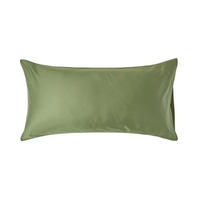 BIO-KISSENBEZUG Satin, Fadendichte 400 - Grün, Textil (50/90cm) - Homescapes