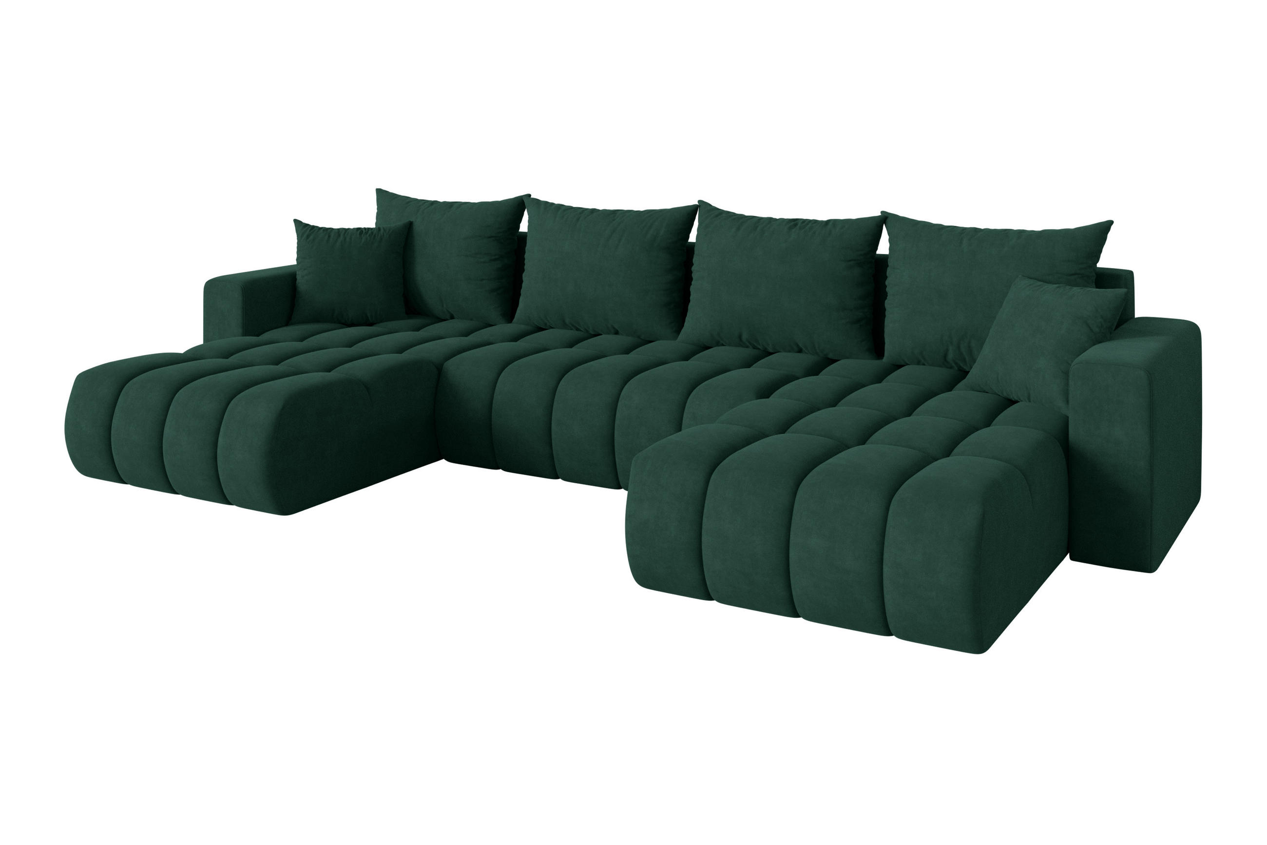Altdecor Wohnlandschaft Grün 378x86x194 cm