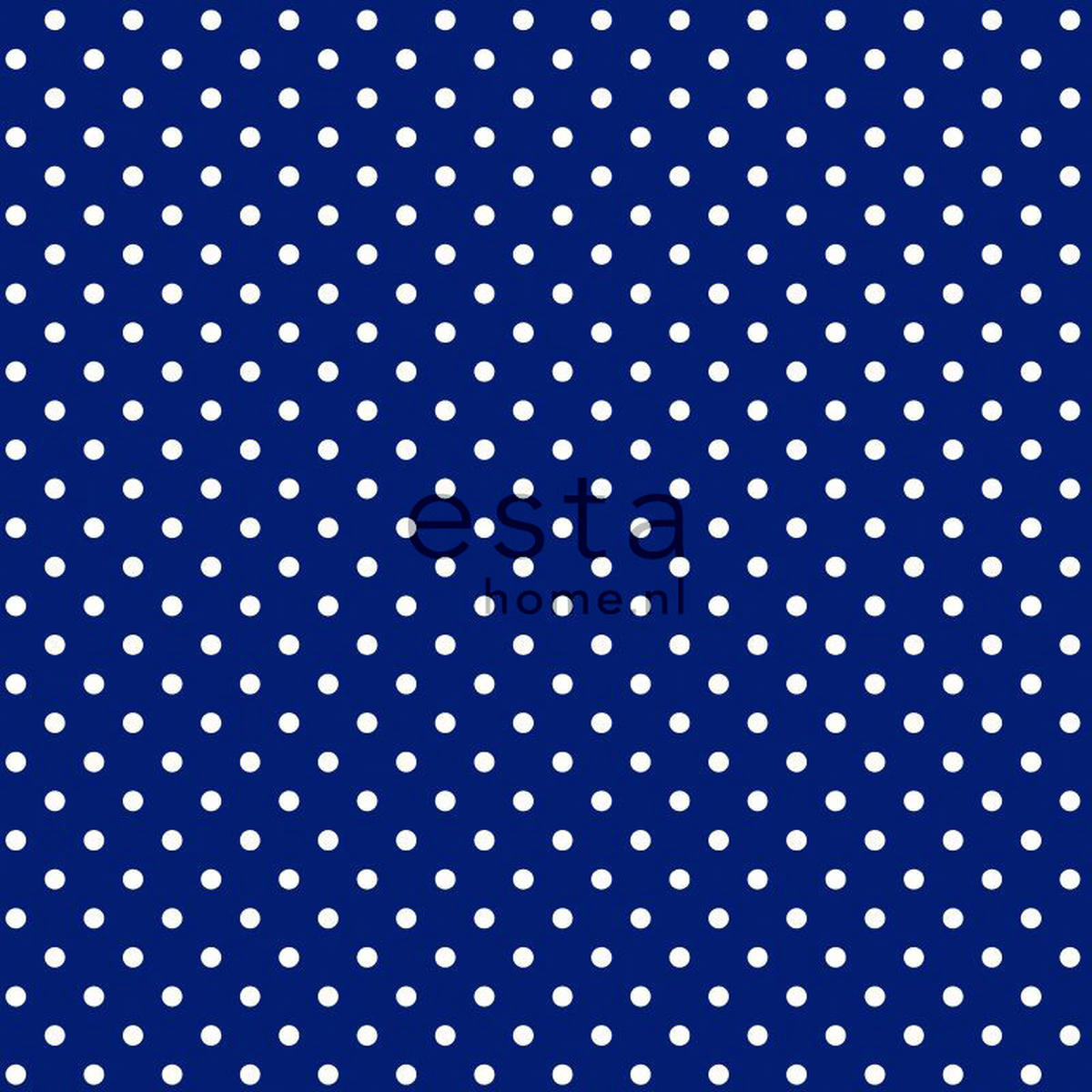 TAPETE Punkte 53 cm x 10.05 m - Blau, Papier (53/0.1cm) - ESTAhome