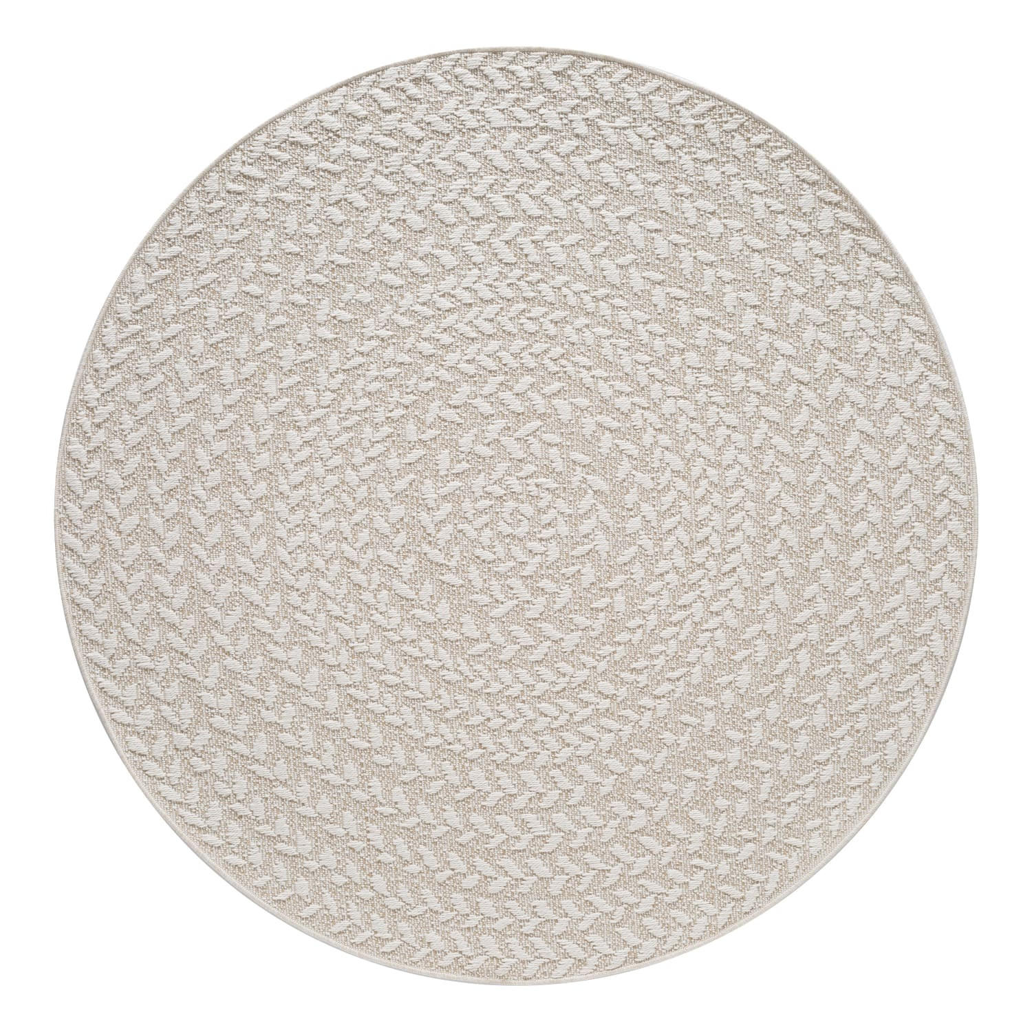 OUTDOORTEPPICH 200/200 cm Waregem 630 - Creme, Kunststoff (200/200cm) - Paco Home