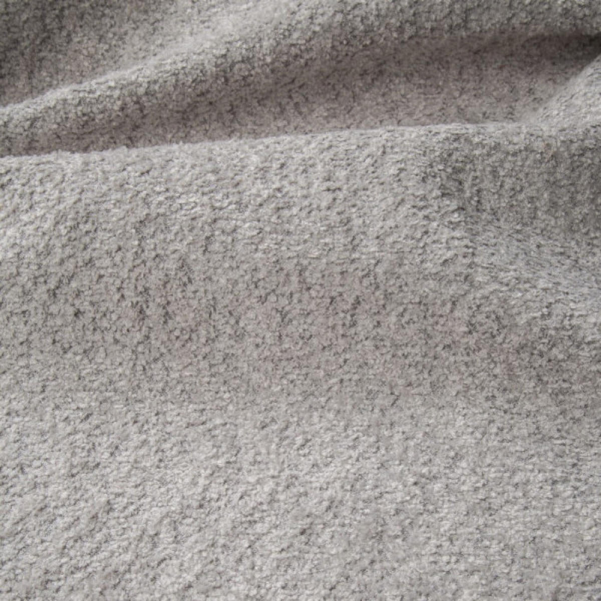 SESSEL Silber EVA Breites Rückenlehne Bouclé Stoff - Grau, Textil (82/74/74cm) - Sepro Meble