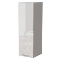 KÜCHENHÄNGESCHRANK W4/30 Essen Weiß Hochglanz / Weiß Matt 30 / 32,5 / 96cm - Weiß Hochglanz/Weiß, Holz/Holzwerkstoff (30/96/32.5cm) - Feldmann-Wohnen