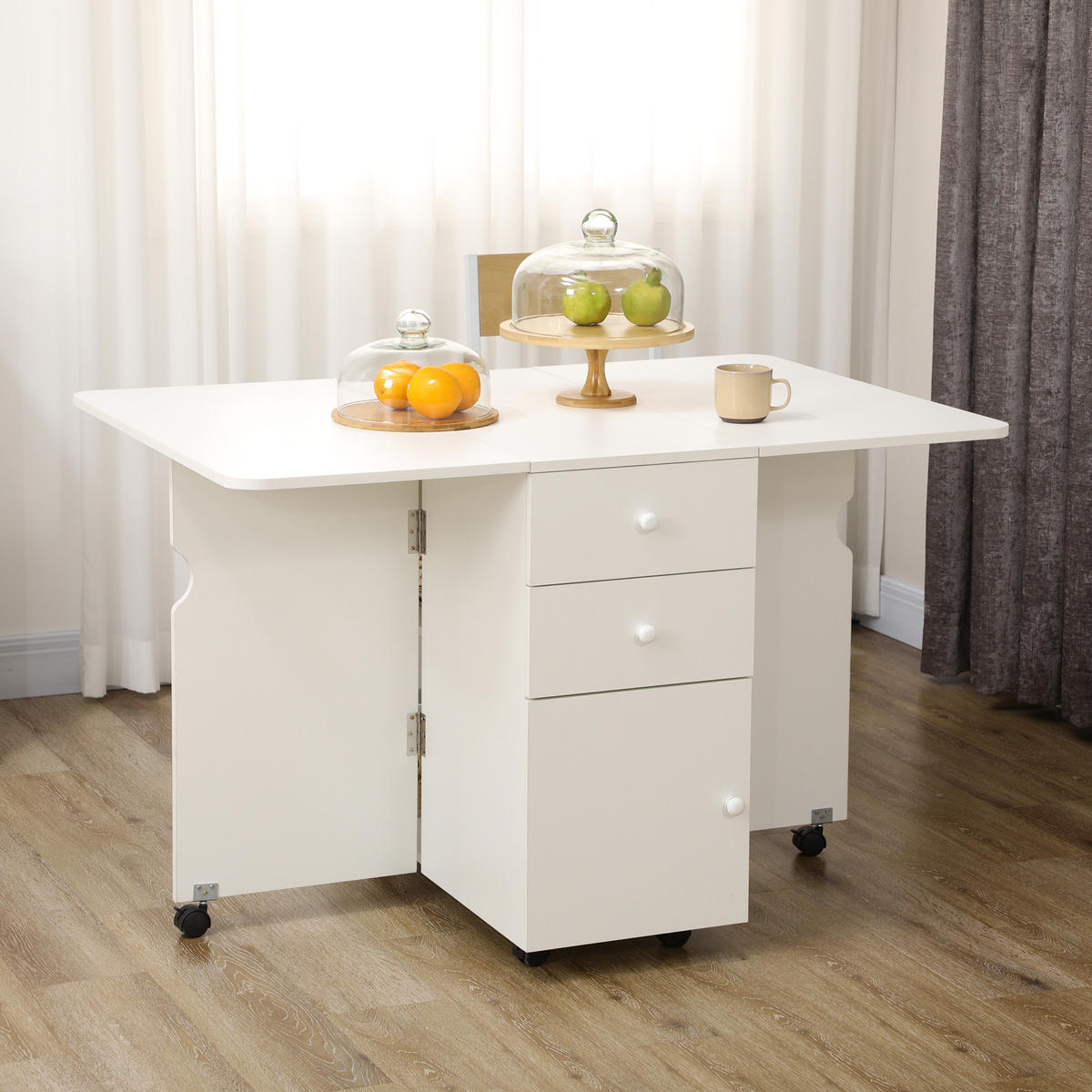 ESSTISCH Weiß 1 Stück - Weiß, Kunststoff (120/80/75cm) - GiPP