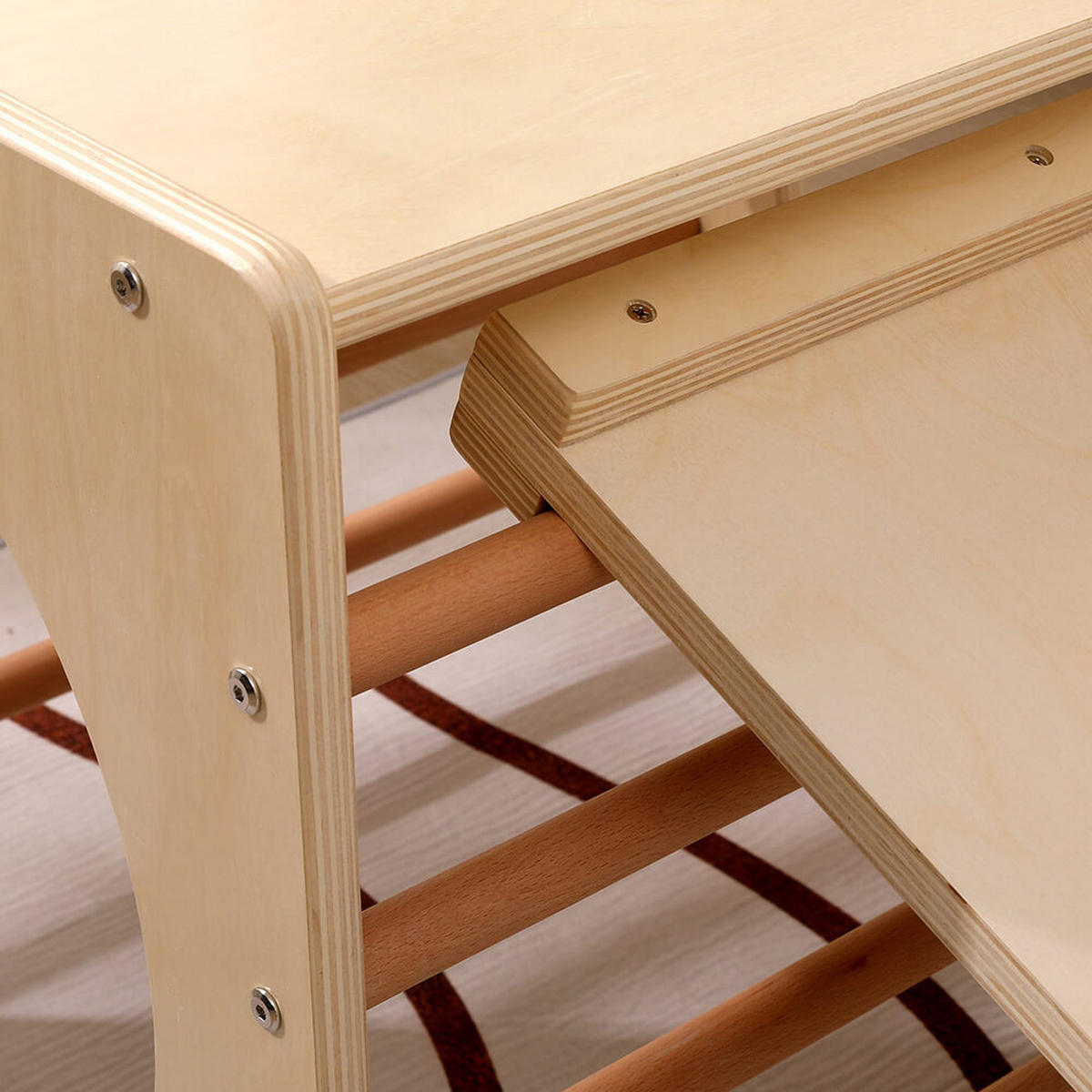 KLETTERWÜRFEL FINN - Naturfarben, Holz (52/60/52cm) - Home Deluxe