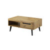 COUCHTISCH NORDICO 107/46/67 cm Eiche Artisan - Eiche Artisan, Holzwerkstoff (67/107/46cm) - MASSENO